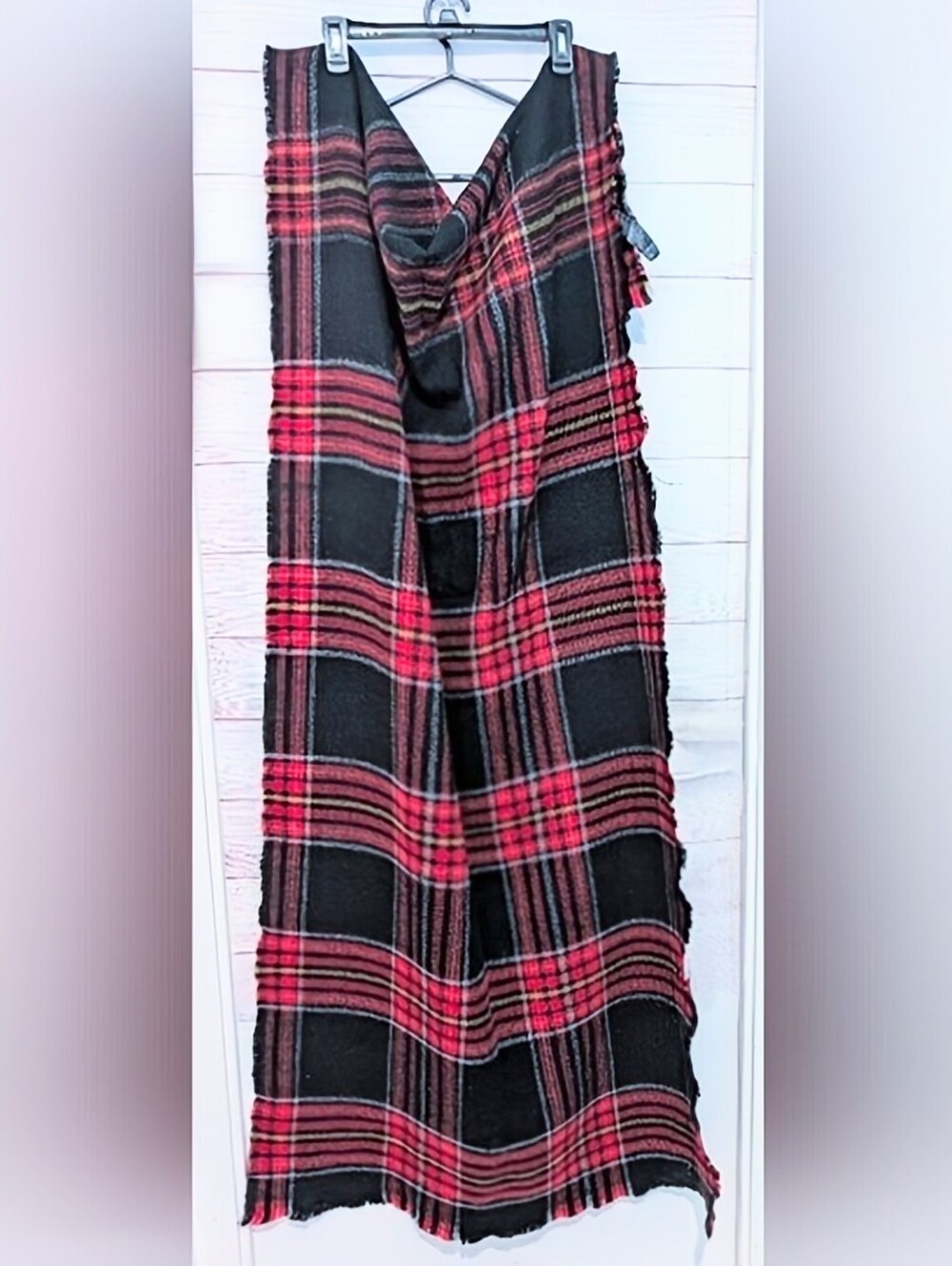 Nwot  Zara Extra Large Plaid Tartan Warm Cozy Winter  Blanket Scarf 🧣